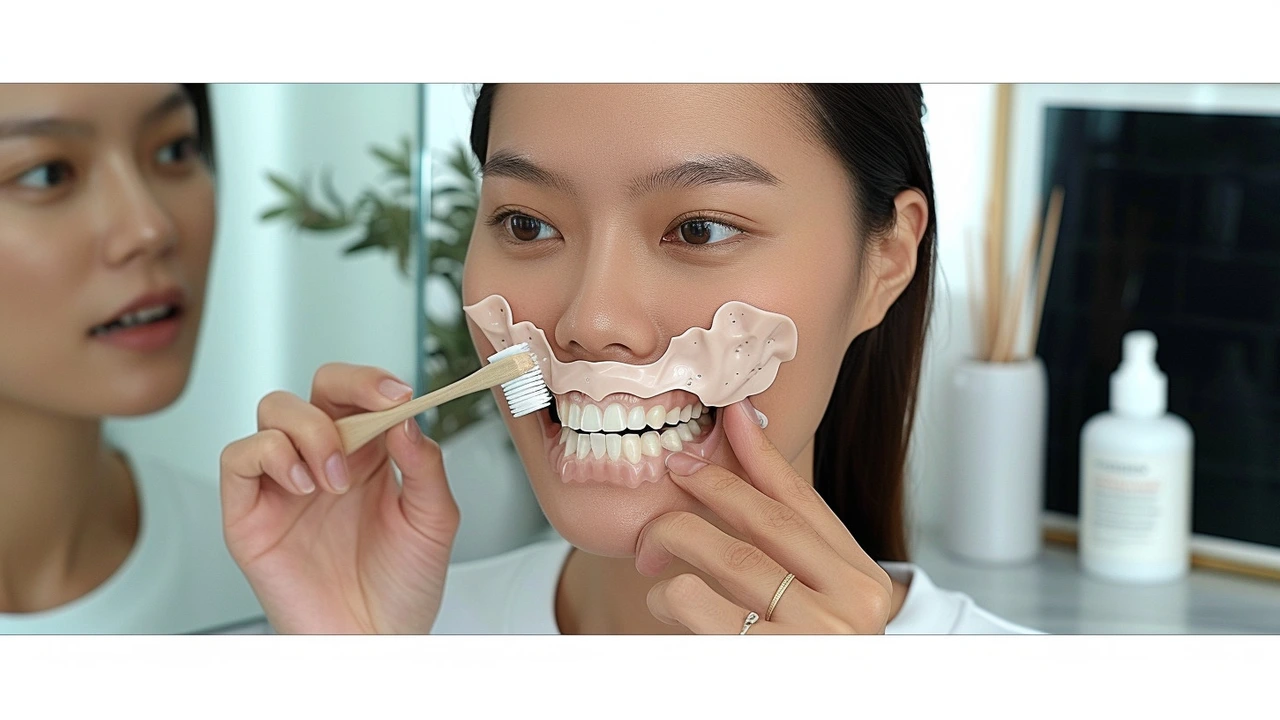 Nalepovací zuby: Jak je správně čistit a udržovat